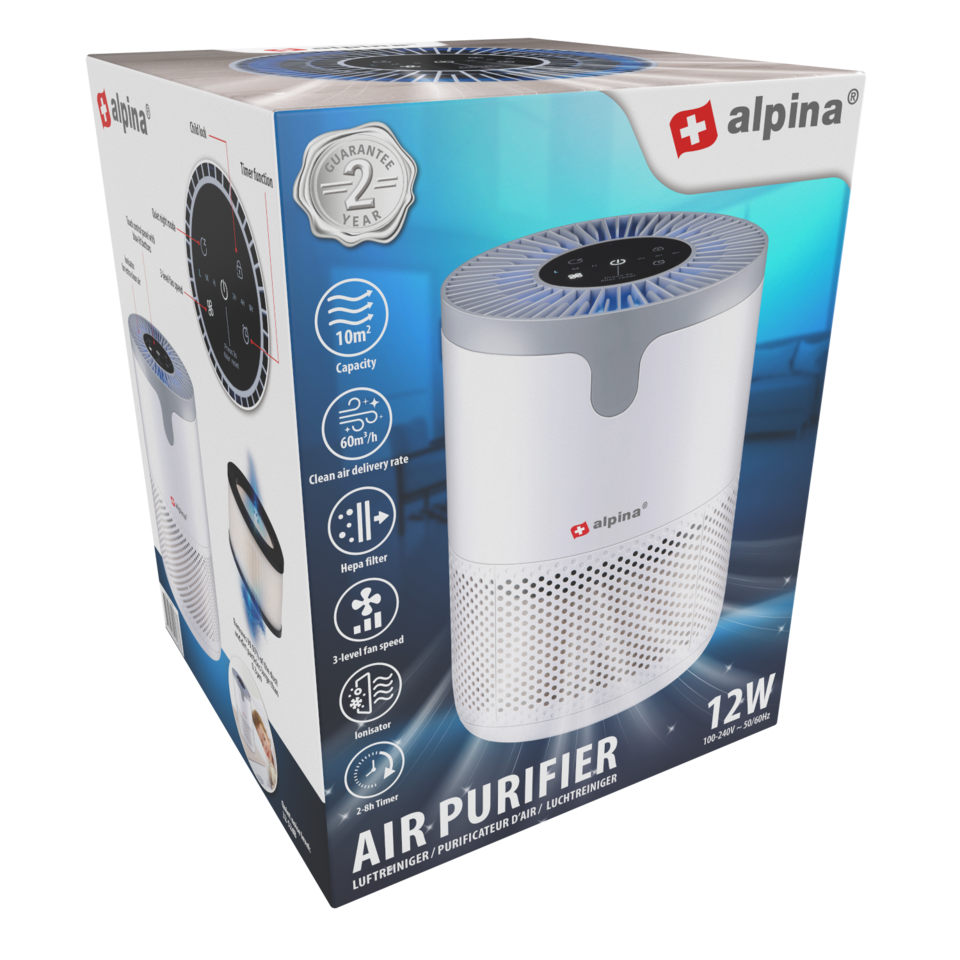 Air Purifier 230V 12W 60 M³/H