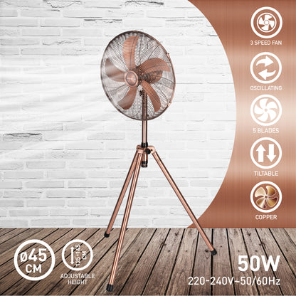 Fan Standing 45Cm 50W 230V