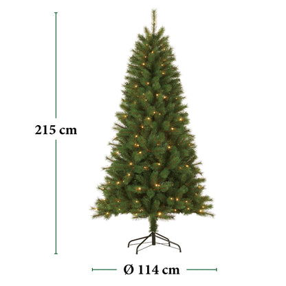 Xmas Tree Led Green 200L 215Cm