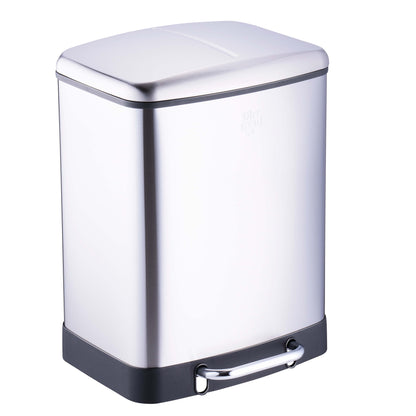 Pedal Bin 2X12L 3Pc Soft Close