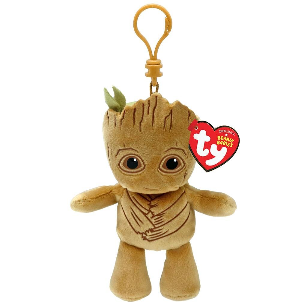 Ty Beanie Babies Clip Marvel Knuffel Groot 12 Cm