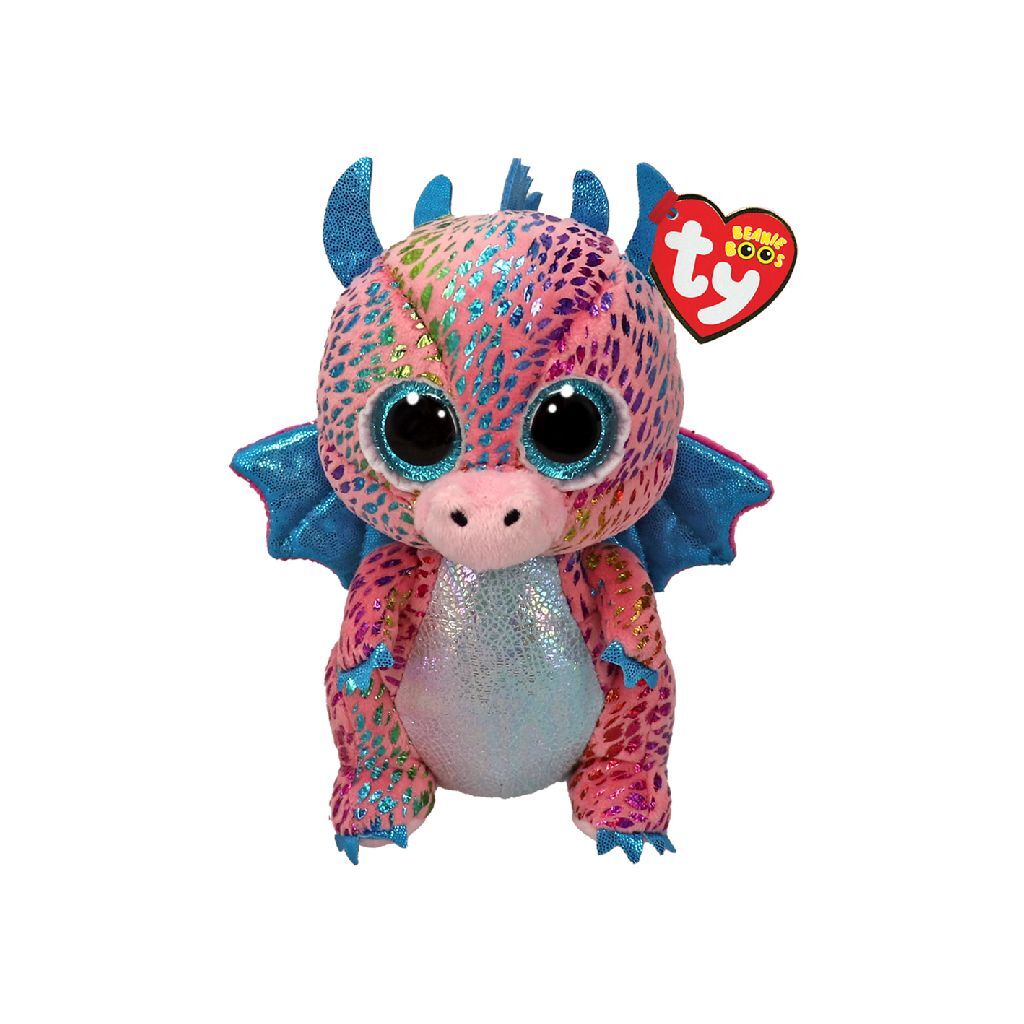 Ty Beanie Boos Knuffel Draak Flint 15 Cm