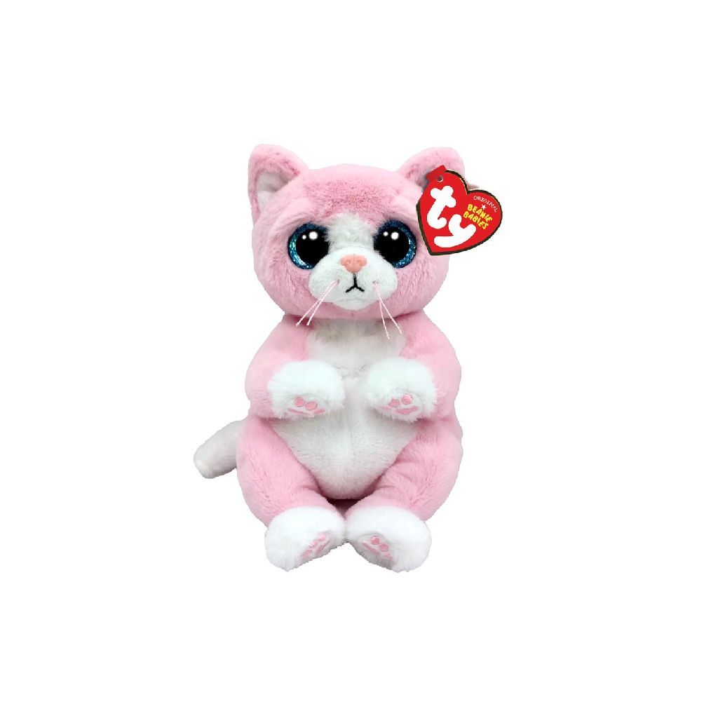 Ty Beanie Babies Knuffel Kat Lillibelle 15 Cm