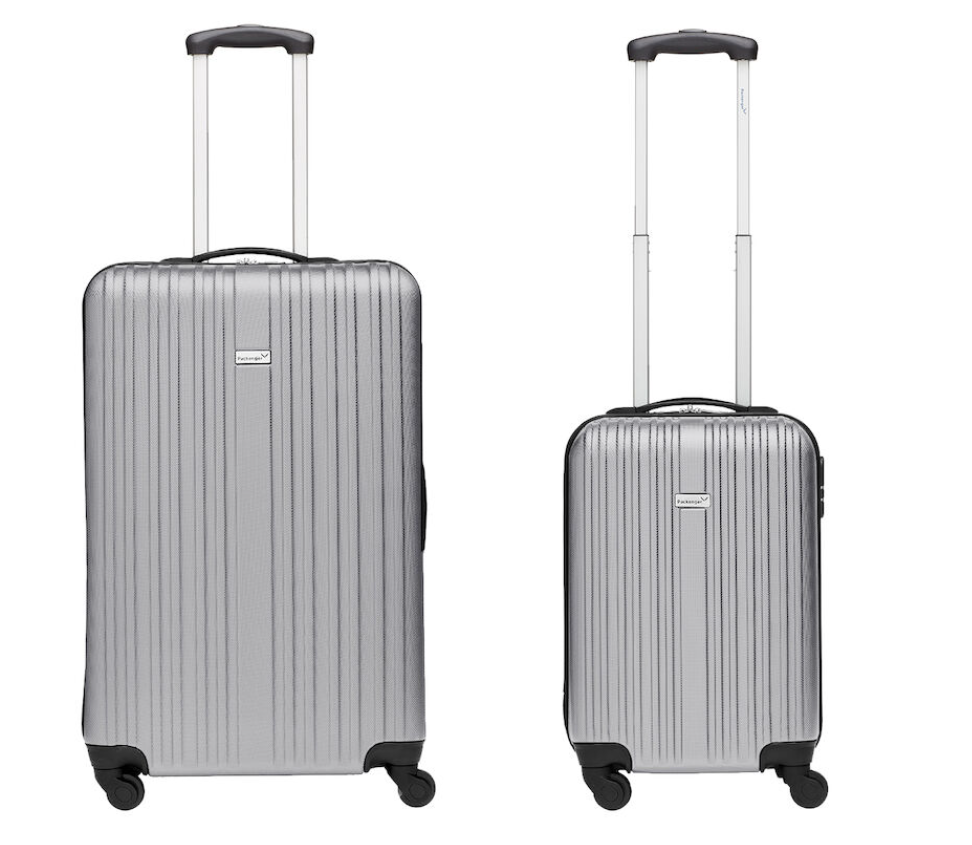 Trolley Set 2Pcs Silver