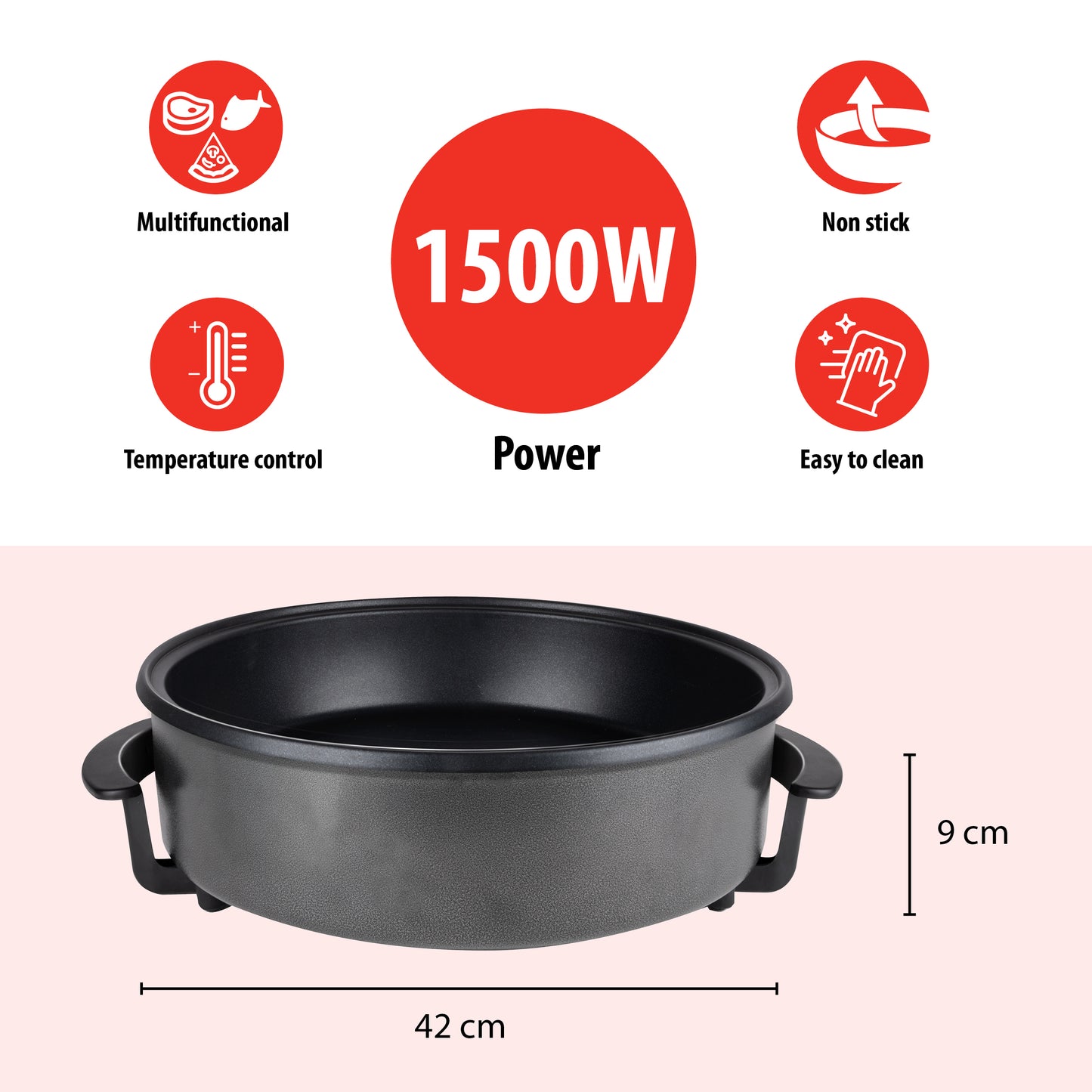 Pan Party 230V Xxl D42Cm