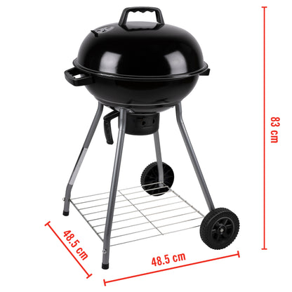 Bbq 18Inch Lid+Handle+Ash