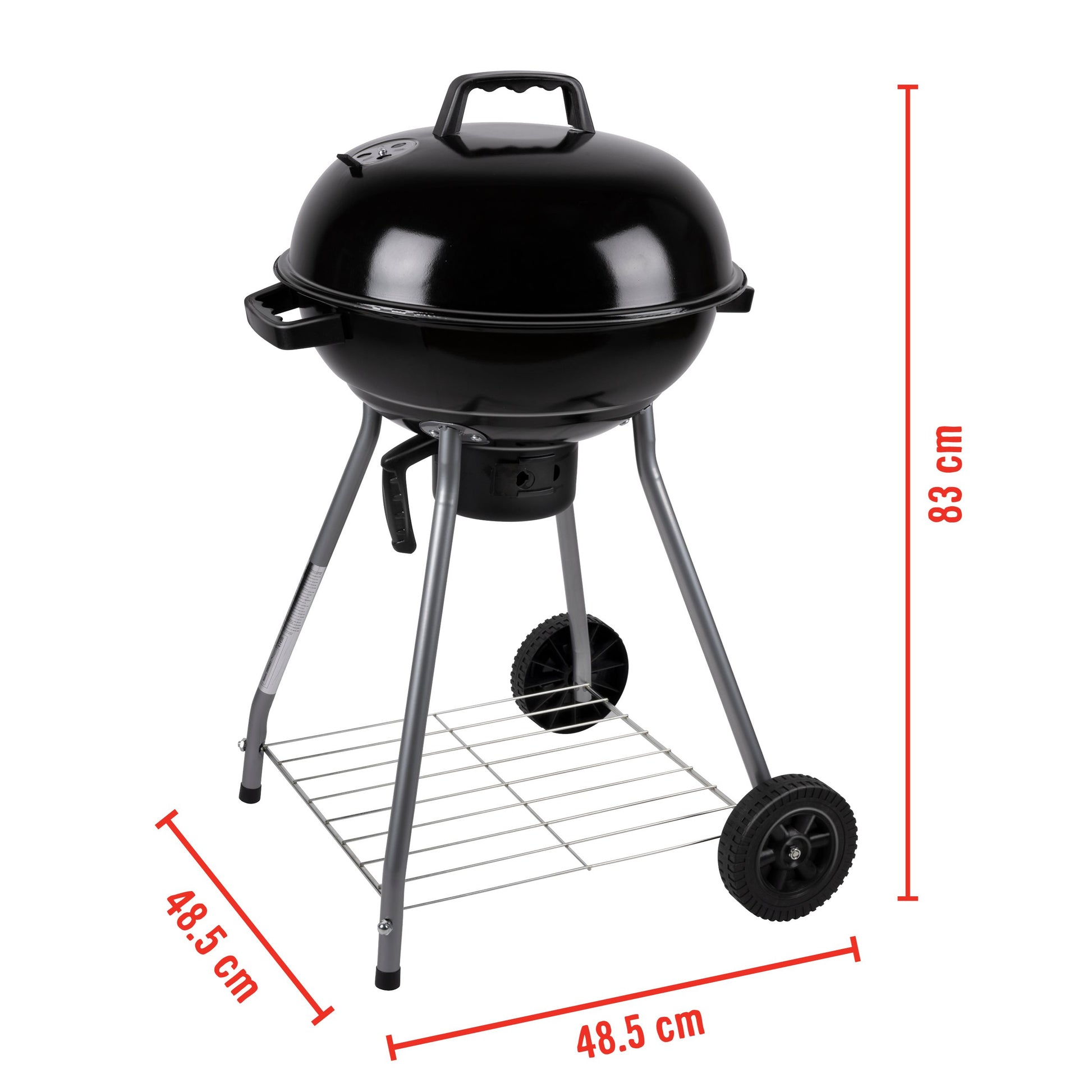 Bbq 18Inch Lid+Handle+Ash