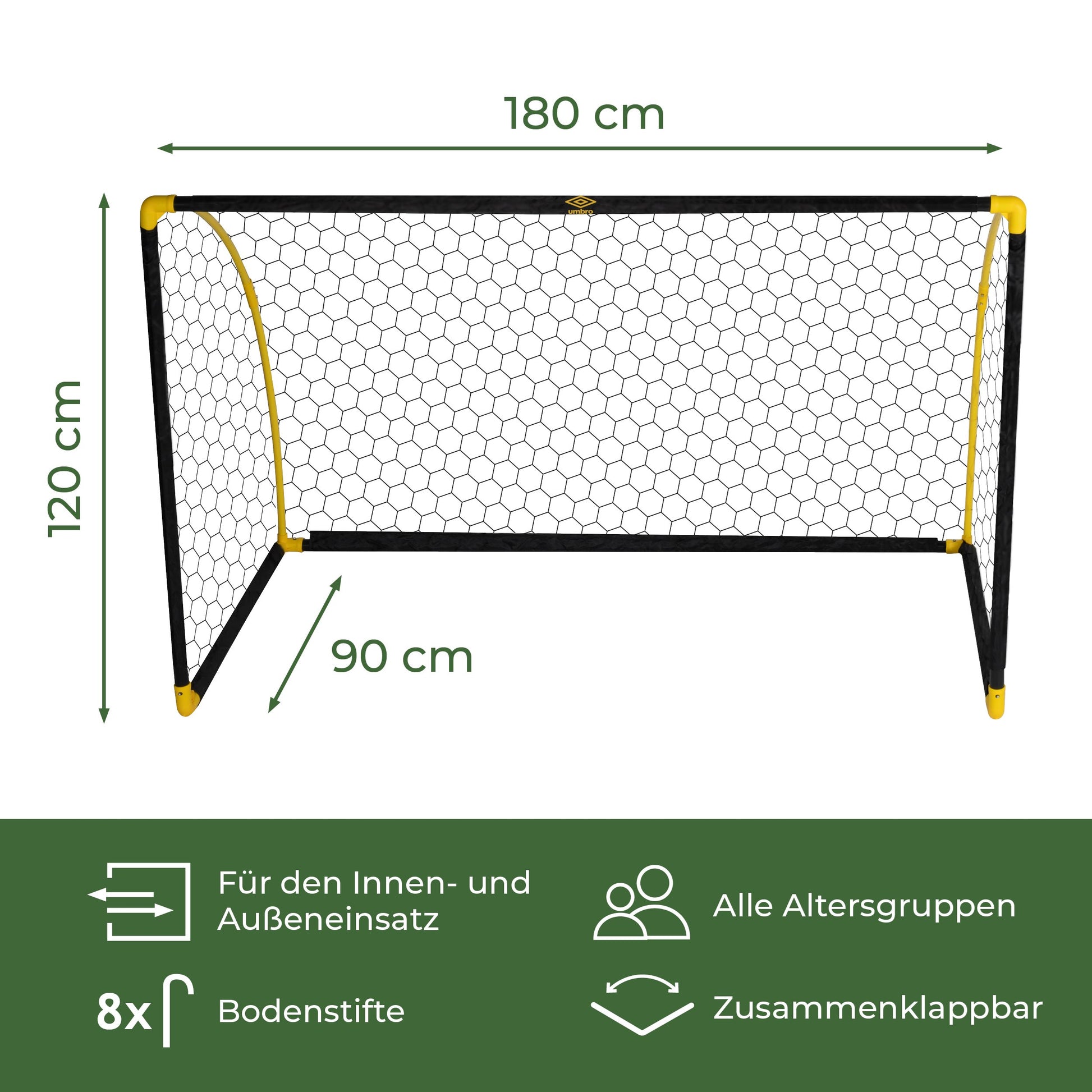 Goal Soccer 180X91X120Cm Pp