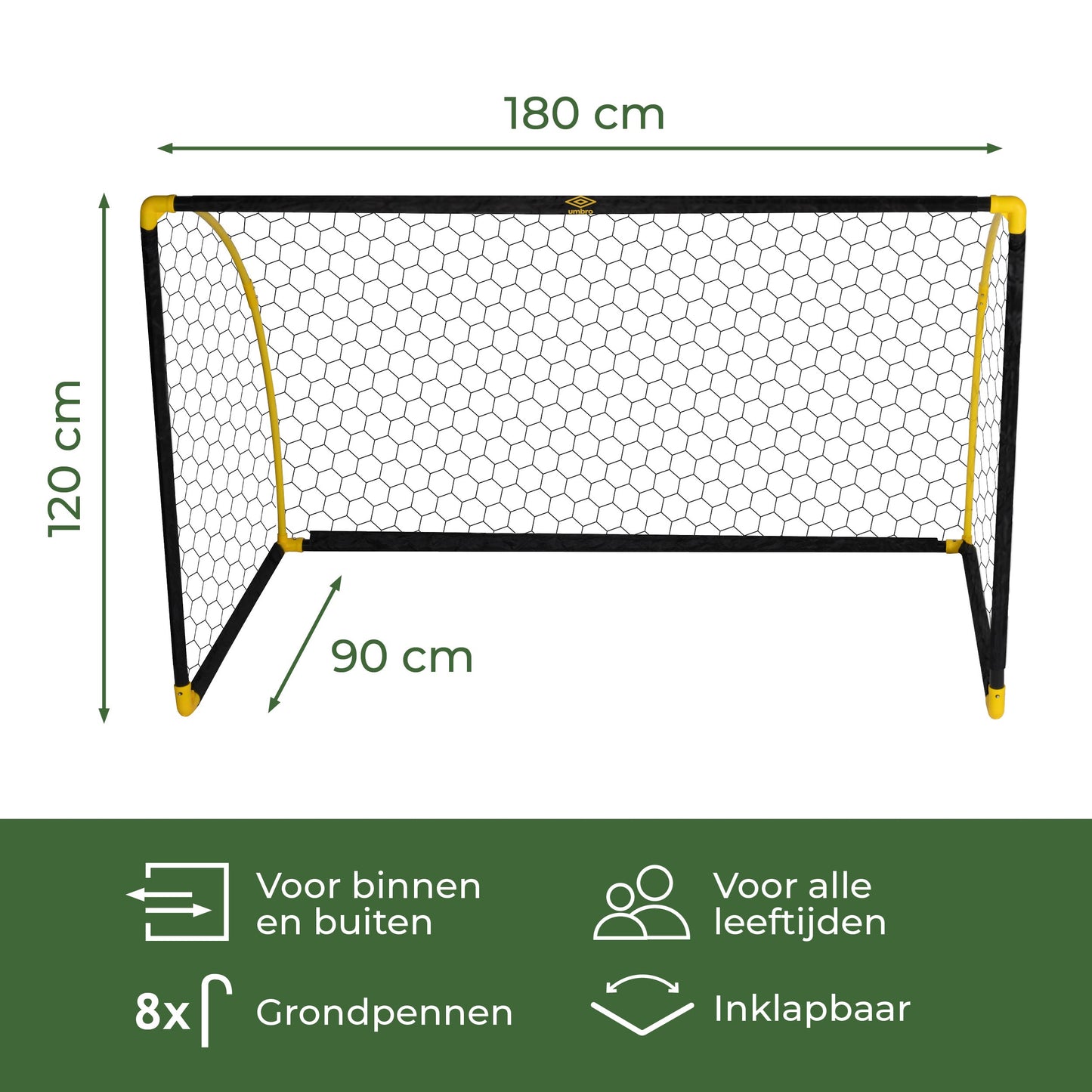 Goal Soccer 180X91X120Cm Pp