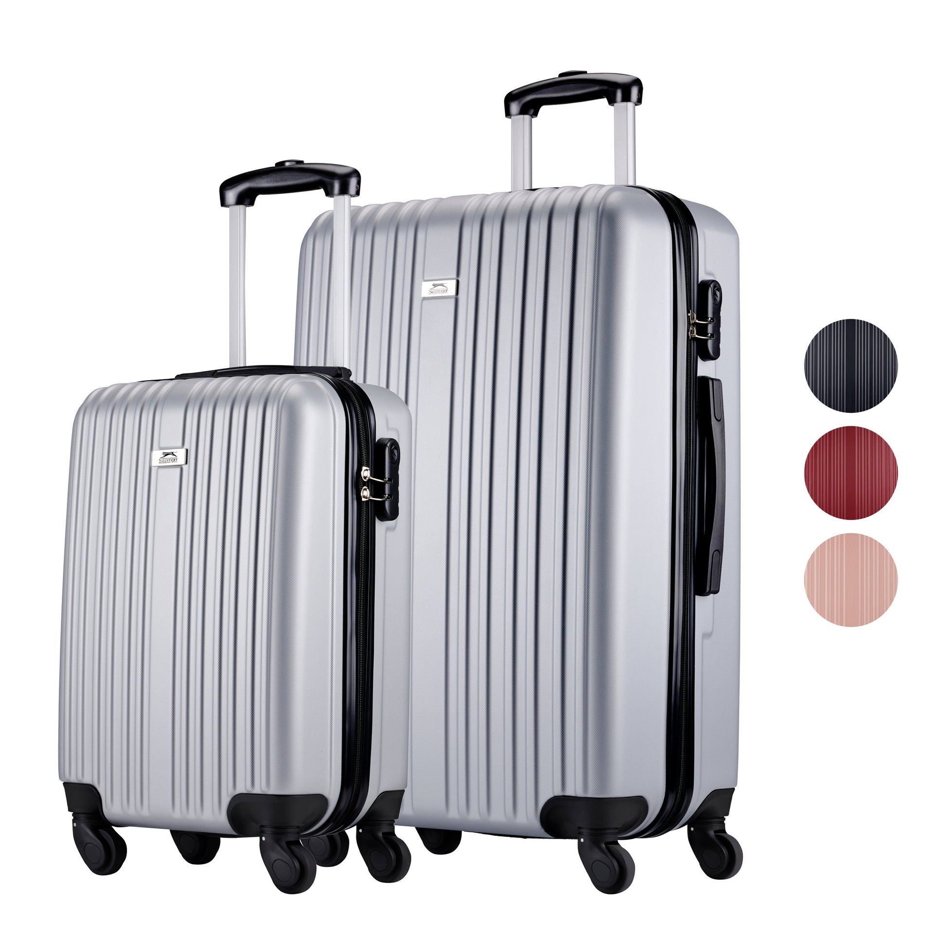 Trolley Set 2Pcs Silver