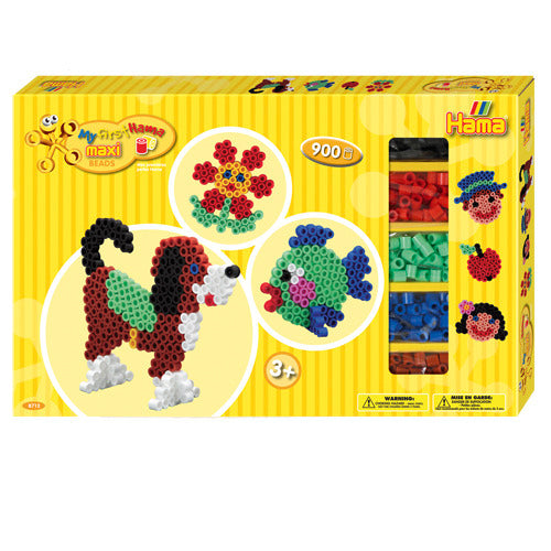 Hama Strijkkralen Hama 2678712 Maxi Strijkkralen Giftbox 900 Stuks