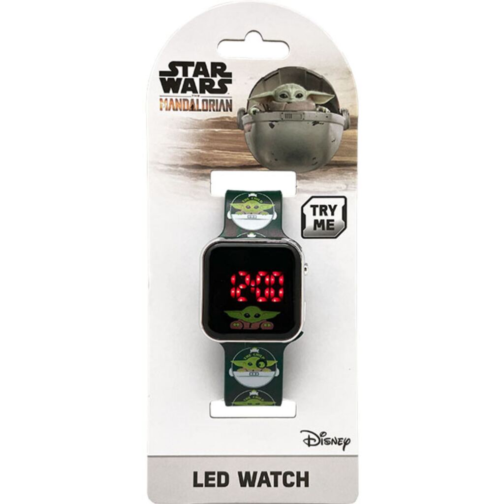 Overige Merken Accutime Led Horloge Star Wars Groen