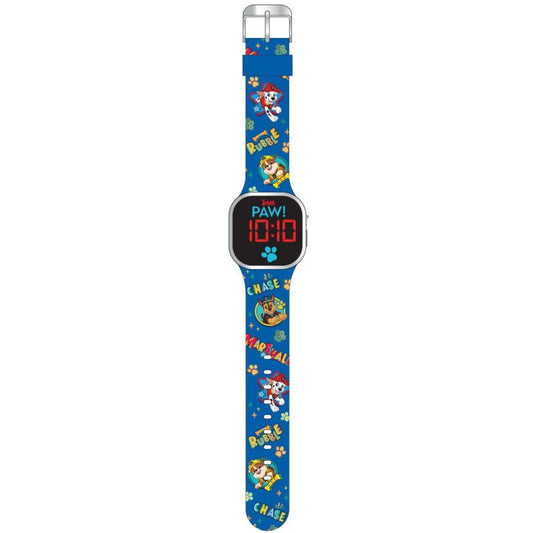 Paw Patrol Led Horloge Blauw