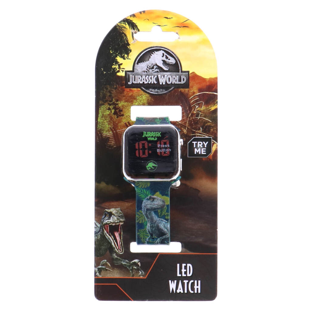 Overige Merken Jurassic World Led Horloge Groen