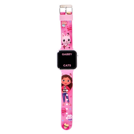 Gabby's Dollhouse Gabby&#039;S Dollhouse Led Horloge Roze