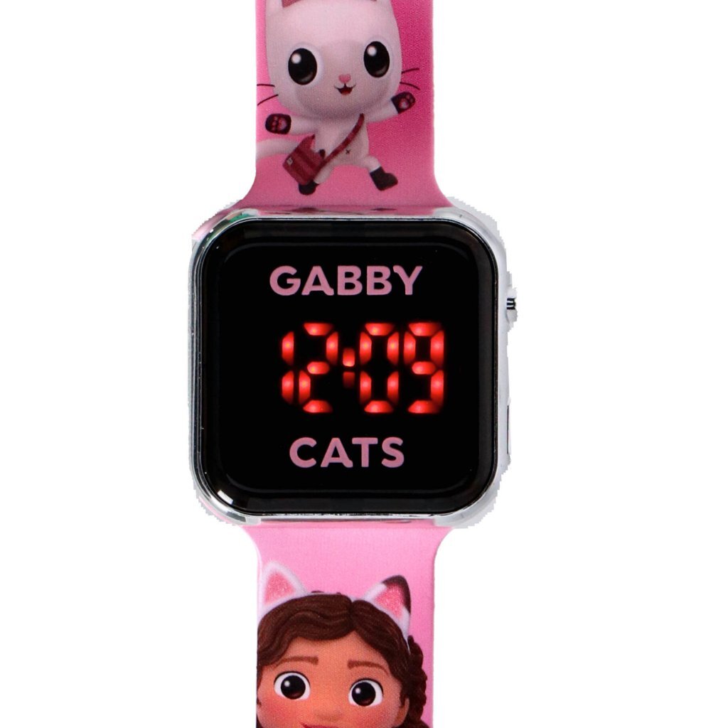 Gabby's Dollhouse Gabby&#039;S Dollhouse Led Horloge Roze