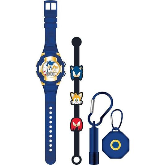 Overige Merken Accutime Sonic Horloge Cadeau Set Blauw/Geel