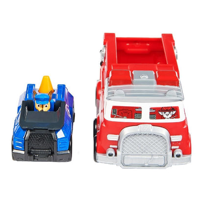 Paw Patrol True Metal Teamvoertuig Brandweerwagen En Chase-Reddingsvoertuig