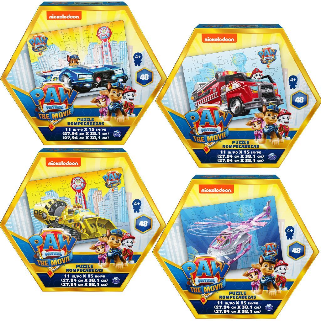 Paw Patrol The Movie Signature Puzzle 48 Stukjes Assorti