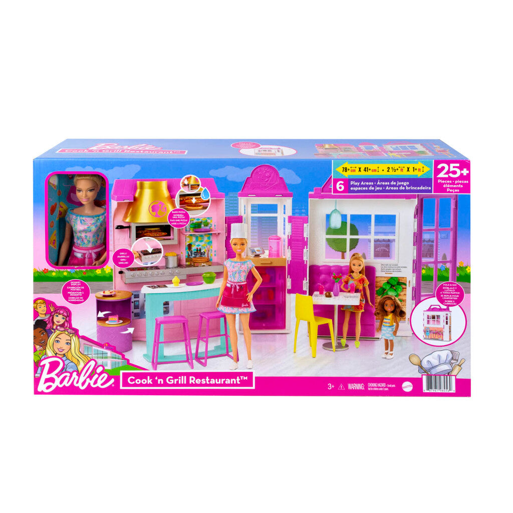 Barbie Cook And Grill Restaurant Speelset