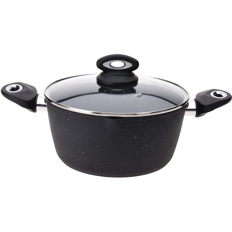 Excellent Houseware Braadpan Met Deksel - Ø24Cm