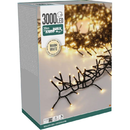 S.i.a. Treecluster Kerstboomverlichting - 3000Led - Warm Wit