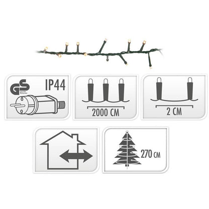 Snakelight 1000 Led - 20 Meter - Extra Warm Wit