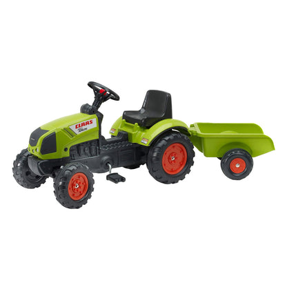 Overige Merken Falk Claas Arion 410 Traptractor Met Aanhanger 132X42X53 Cm Groen/Zwart