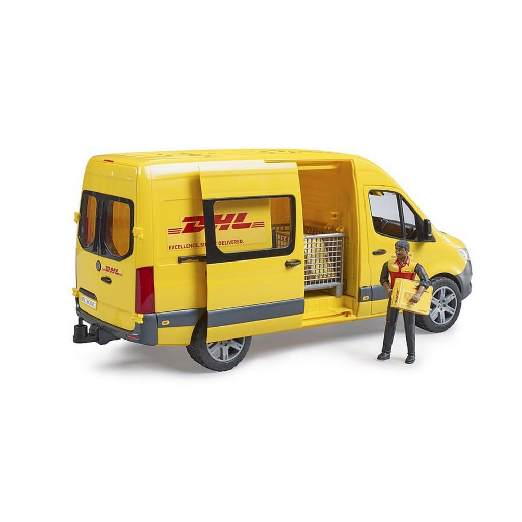 Bruder 02671 Dhl Mb Sprinter + Bestuurder En Assecoires