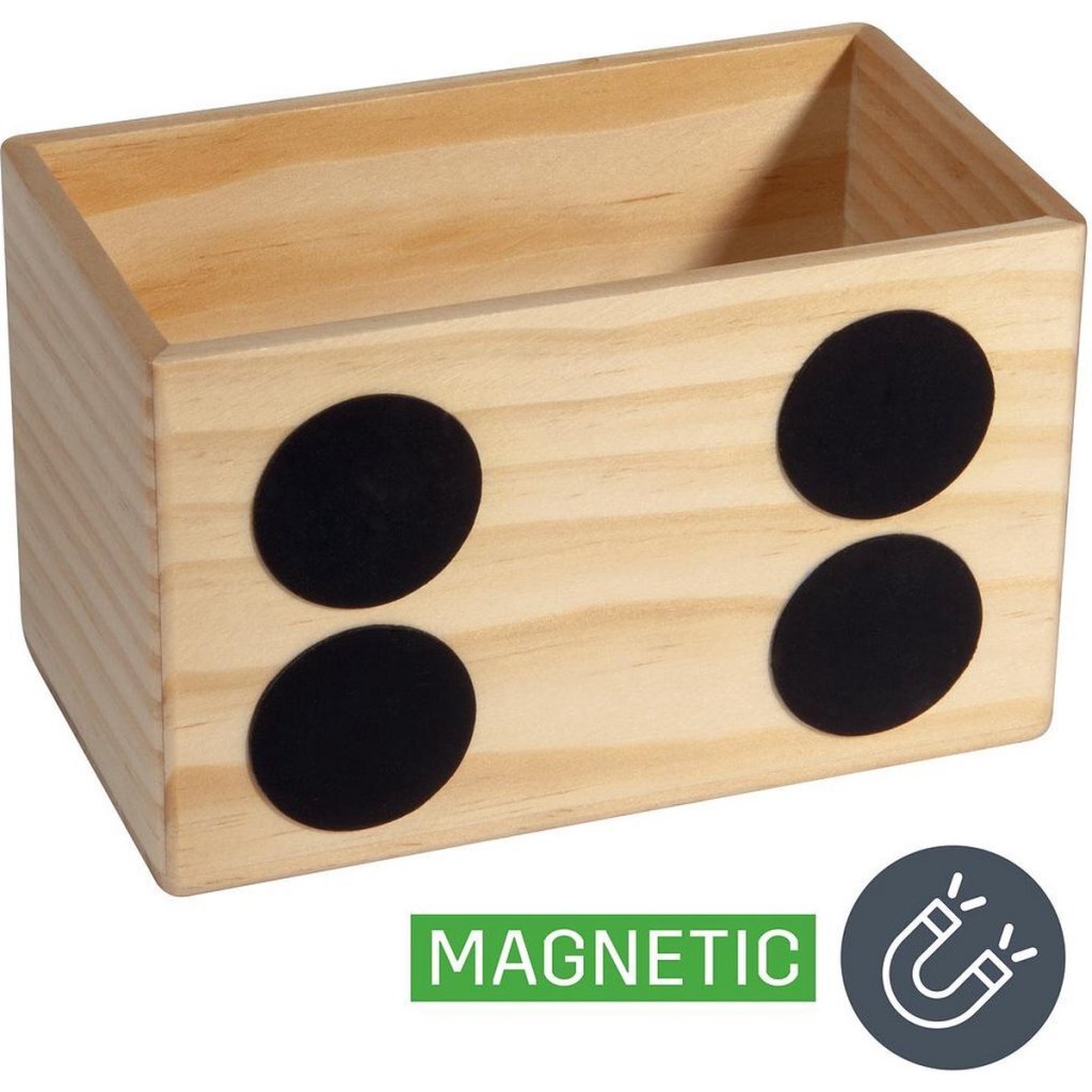 Sigel Si-Ba401 Dennenhouten Opbergbox Magnetisch 13X8X7.5 Cm Naturel