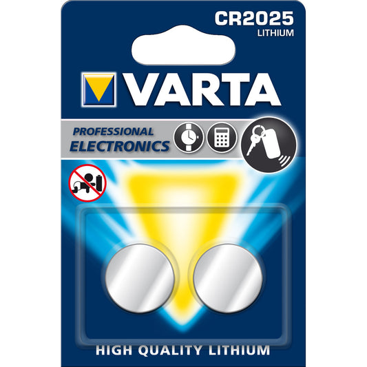 Varta Cr2025 Knoopcelbatterijen 2 Stuks