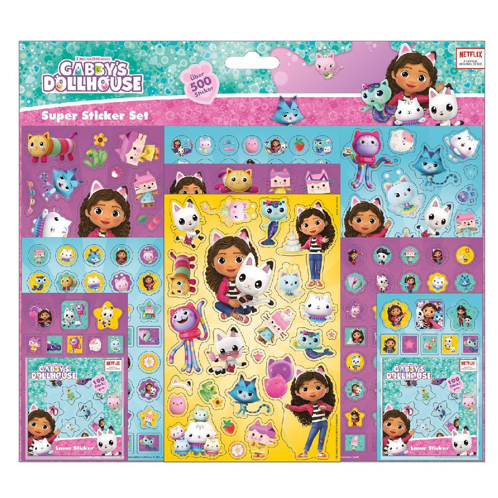 Gabby's Dollhouse Gabby&#039;S Dollhouse Super Sticker Set