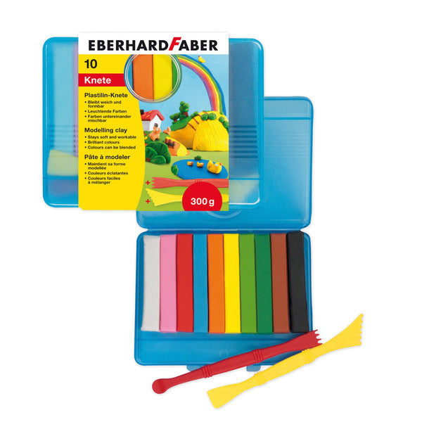 Eberhard Faber Ef-572010 Boetseerklei 10 Kleuren In Bewaardoos