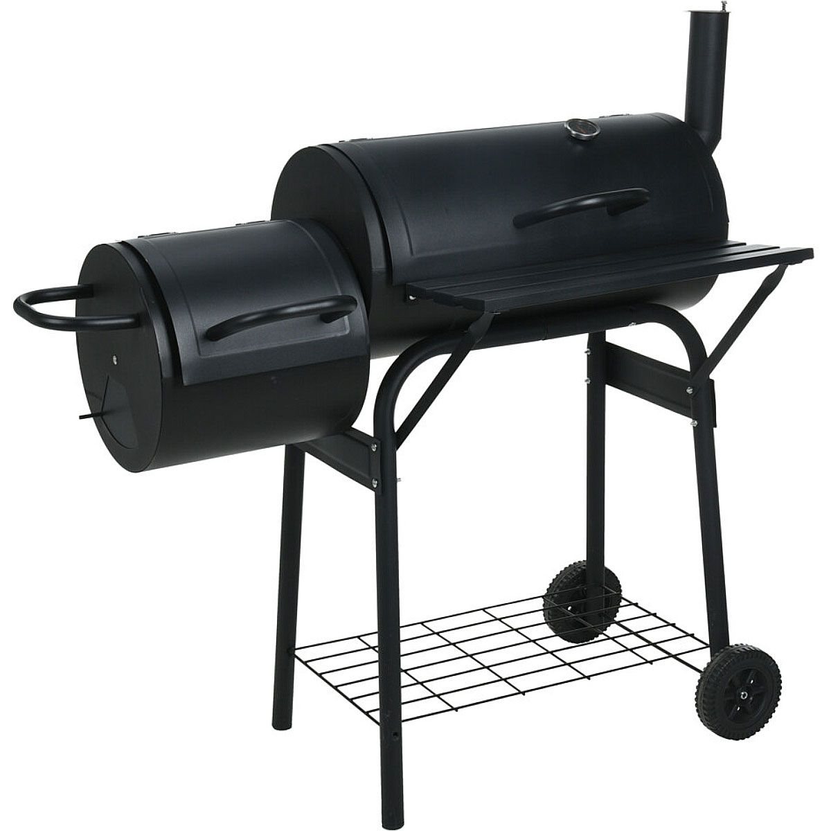 Vaggan Smoker Houtskoolbarbecue - Cilinder Rookoven - 118 X 53 X 102 Cm