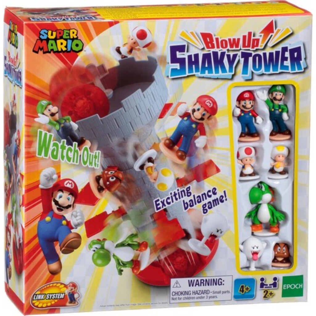 Epoch Nintendo Super Mario Blow Up! Shaky Tower