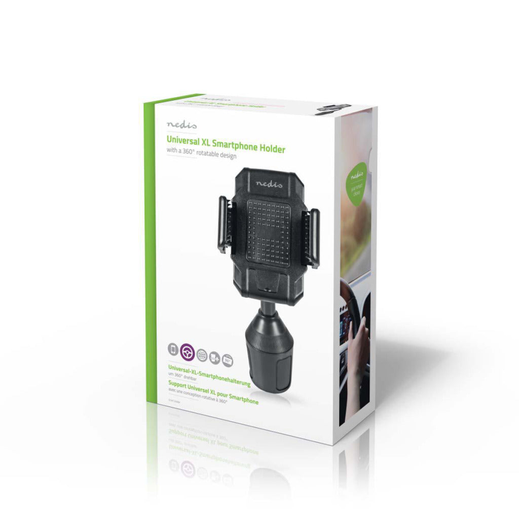 Nedis Scmt200Bk Smartphone-Houder Voor De Auto Universeel 360&Deg; Draaibaar