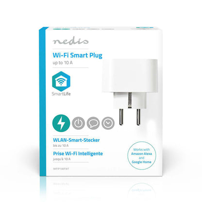 Nedis Wifip130Fwt Wi-Fi Smart Plug Schuko Type F 10 A