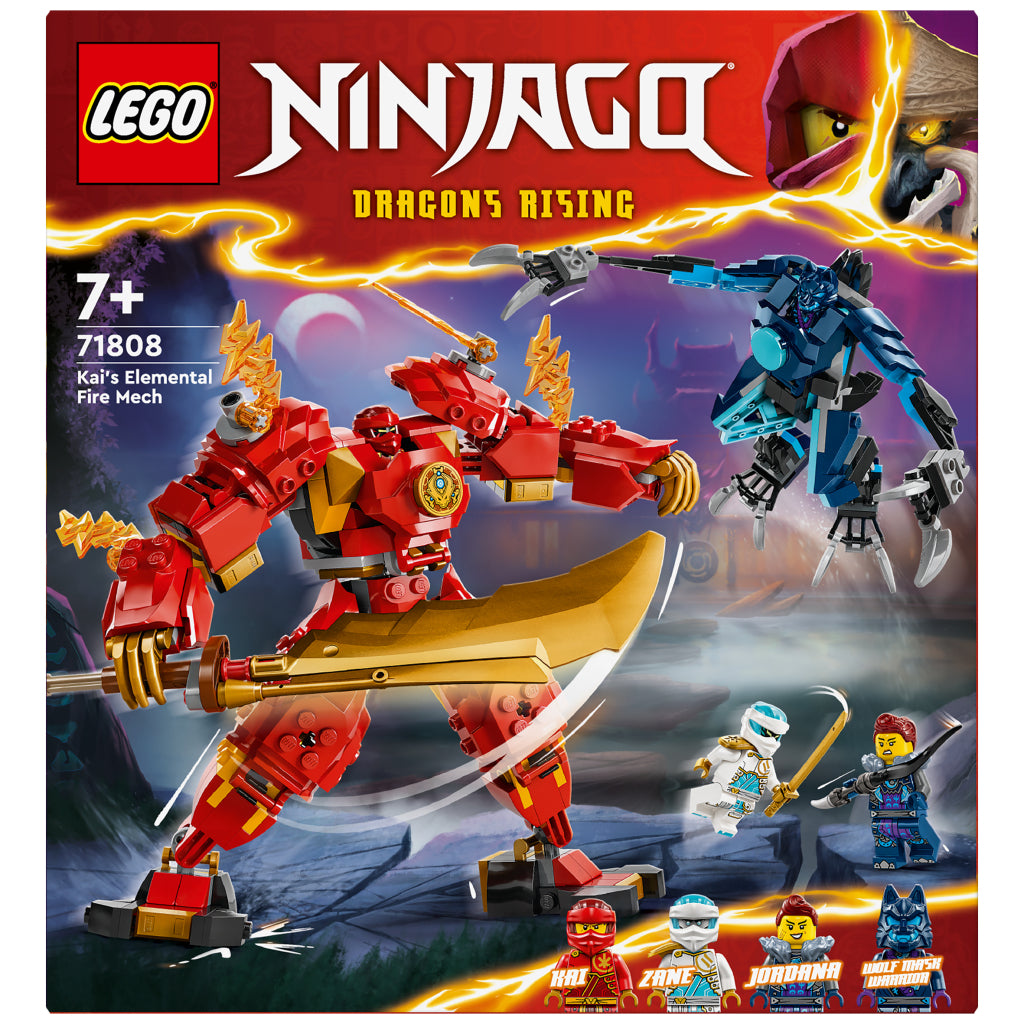 Lego Ninjago 71808 Kais Elementaire Vuurmecha