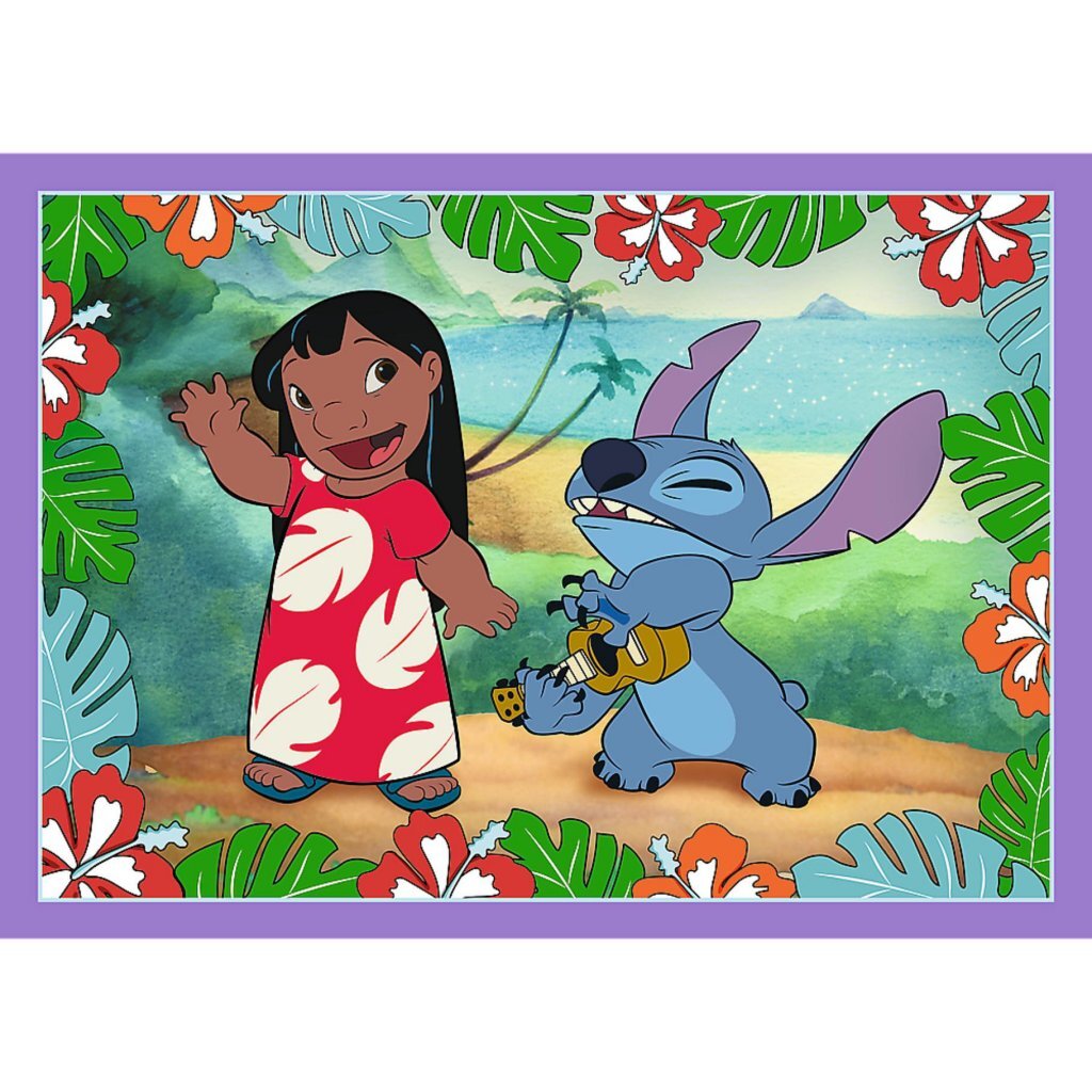 Trefl Disney Stitch 4In1 Puzzel 35-70 Stukjes