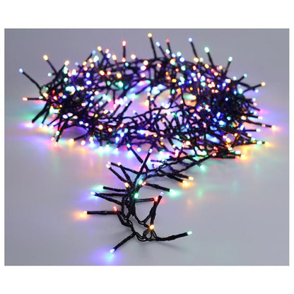 Maxi Cluster Kerstverlichting - 400 Led - 6M - Multicolor - Timer - Lichtfuncties - Geheugen - Buiten