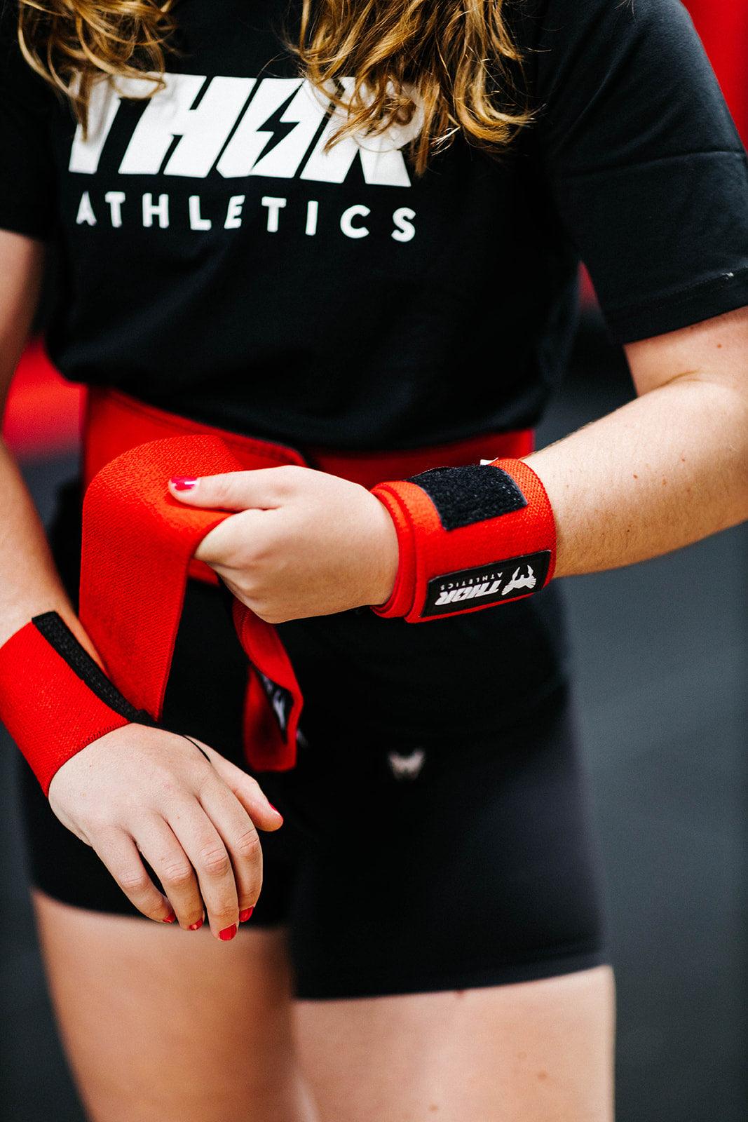 Wrist Wraps | Rood | 60Cm | Thor Athletics