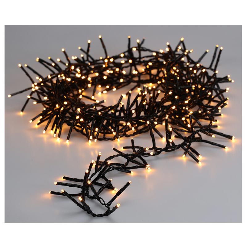 Maxi Cluster Kerstverlichting - 1200 Led - 18M - Extra Warm Wit - Timer - Lichtfuncties - Geheugen - Buiten