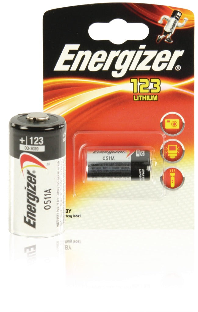 Energizer En123P1 El123 Lithium Foto Batterij 1-Blister