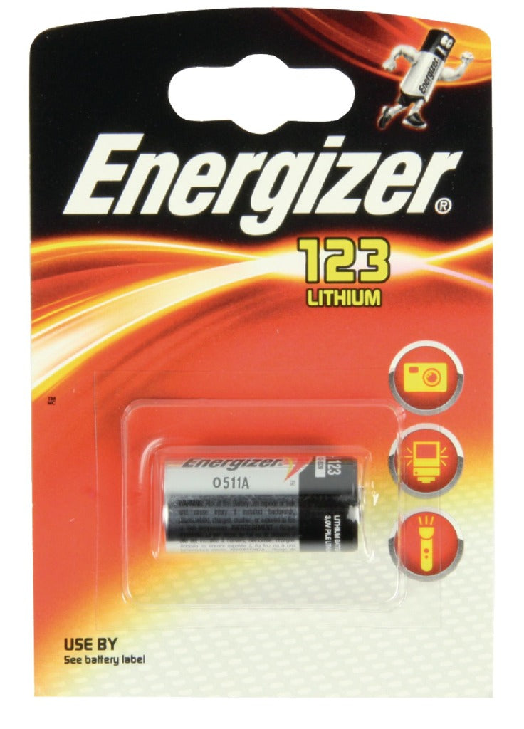 Energizer En123P1 El123 Lithium Foto Batterij 1-Blister