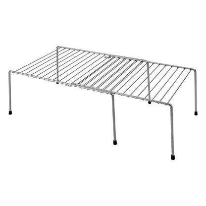 Metaltex Uitschuifbaar Rek 24X15X33/57 Cm Zilver