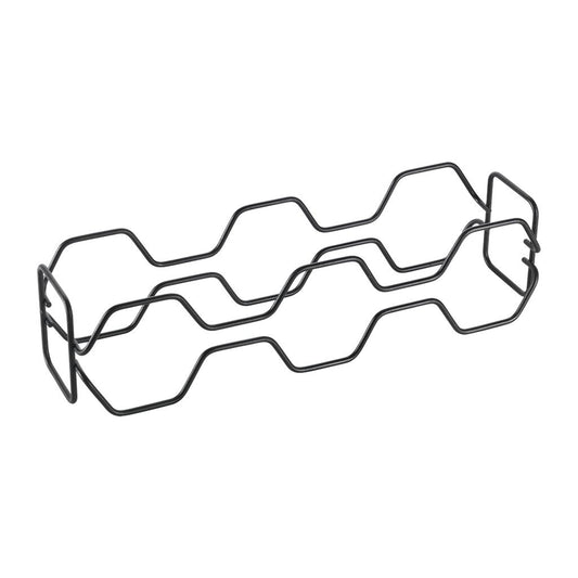 Metaltex Hexagon Wijnrek Voor 5 Flessen 43X12X11 Cm Zwart