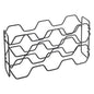 Metaltex Wijnrek Hexagon Voor 10 Flessen 43X12X22 Cm Zwart