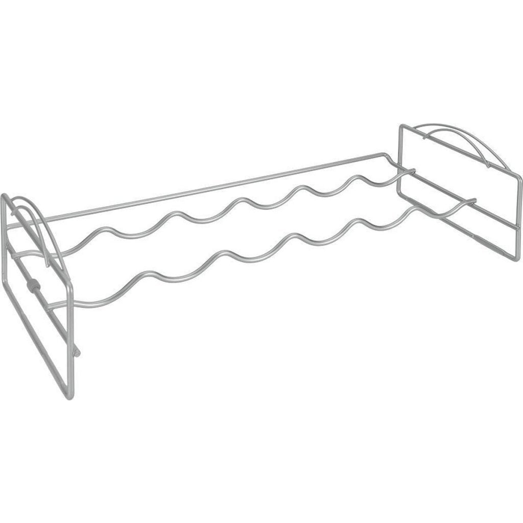 Metaltex Wijnrek Voor 6 Flessen 56X25X13 Cm Zilver