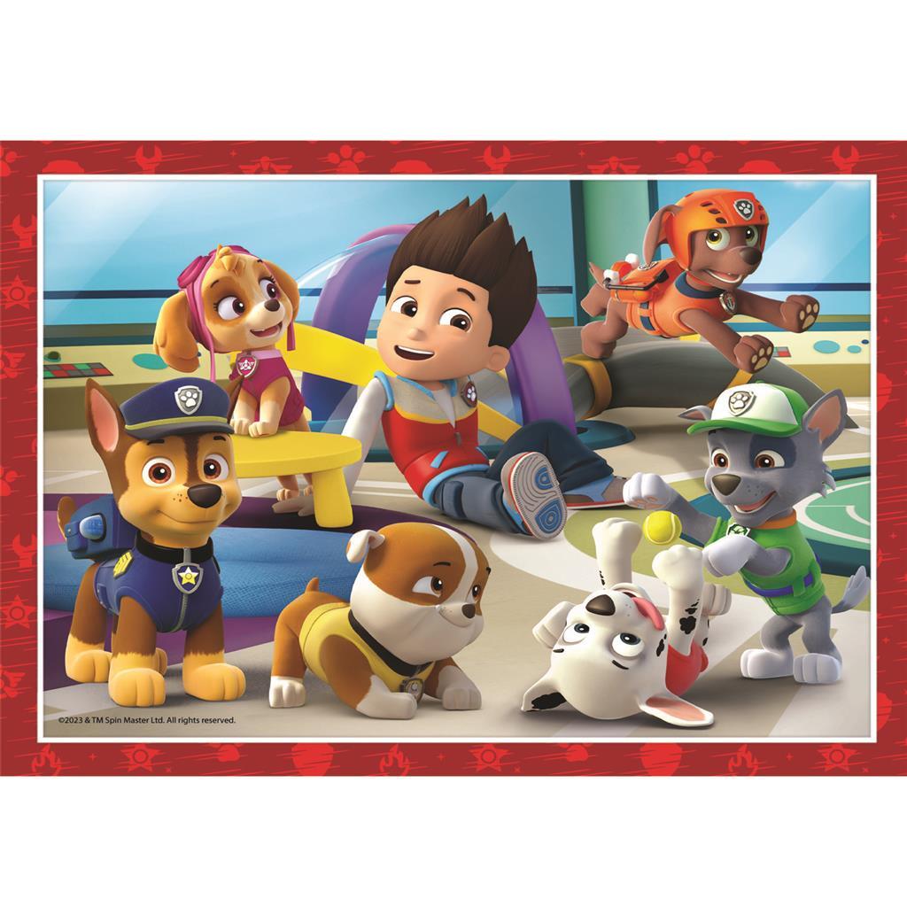 Clementoni Supercolor 4In1 Puzzel Paw Patrol 12-24 Stukjes