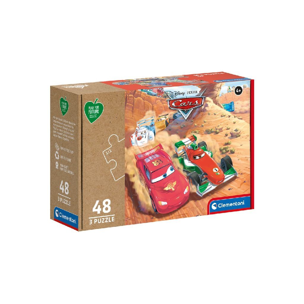 Clementoni Puzzel Disney Cars 3X48 Stukjes